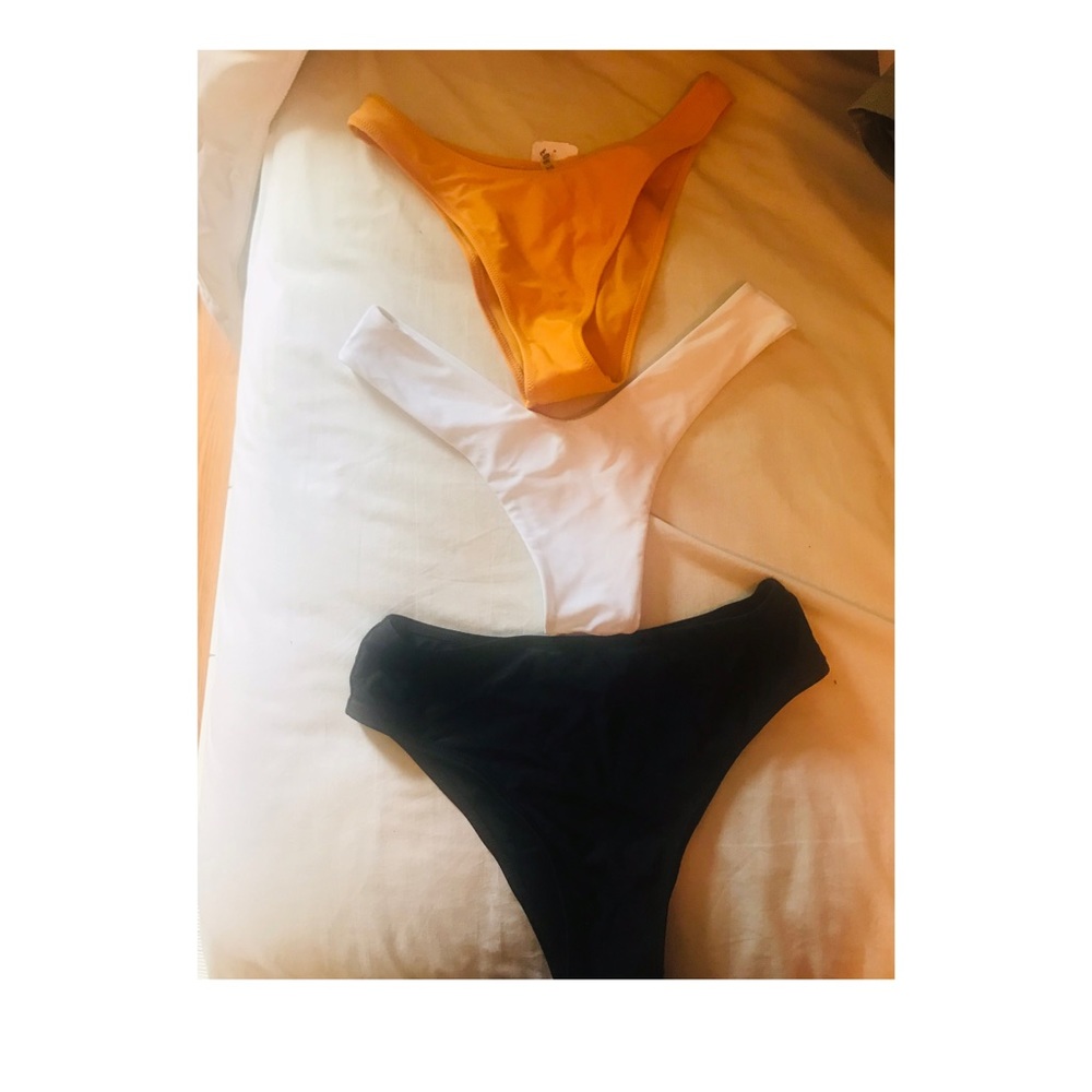 3 set bikini bottoms. Never worn before.